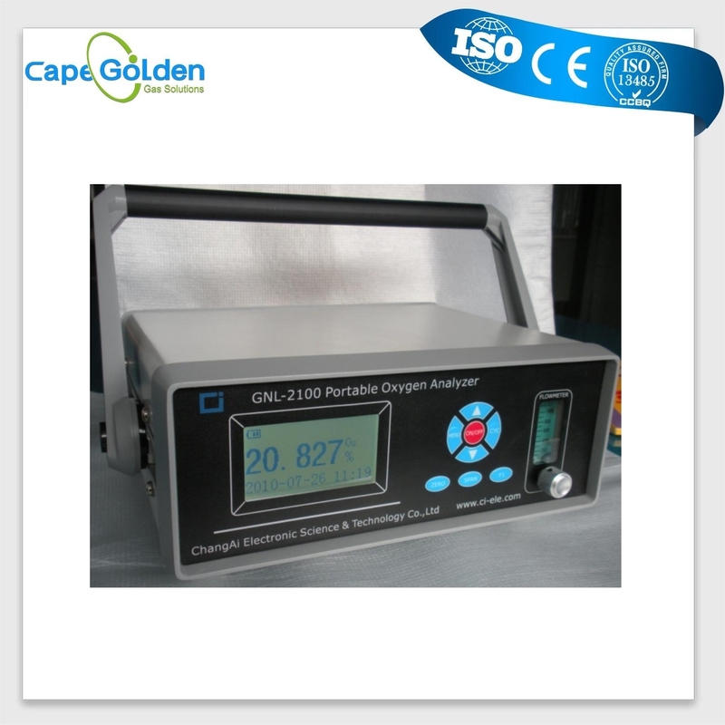 GNL-2100L LCDスクリーンの携帯用酸素の検光子の高い内容