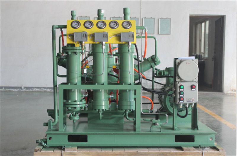 高圧水素の圧縮機の乾燥した水素ガス15KW 415V 50Hz