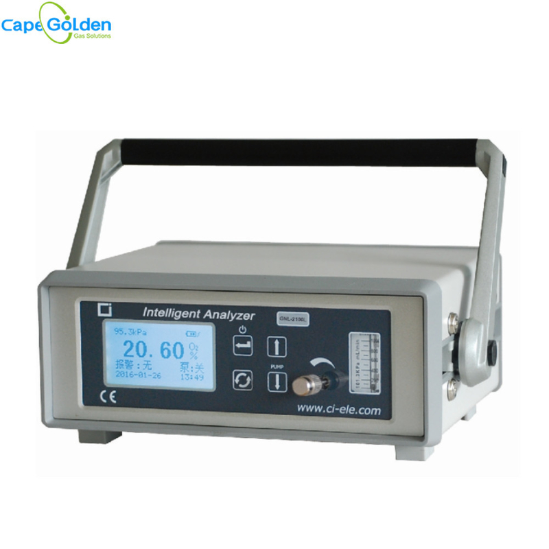 GNL-2100Lの携帯用酸素のガス純度の検光子150ml/Min 80%RH
