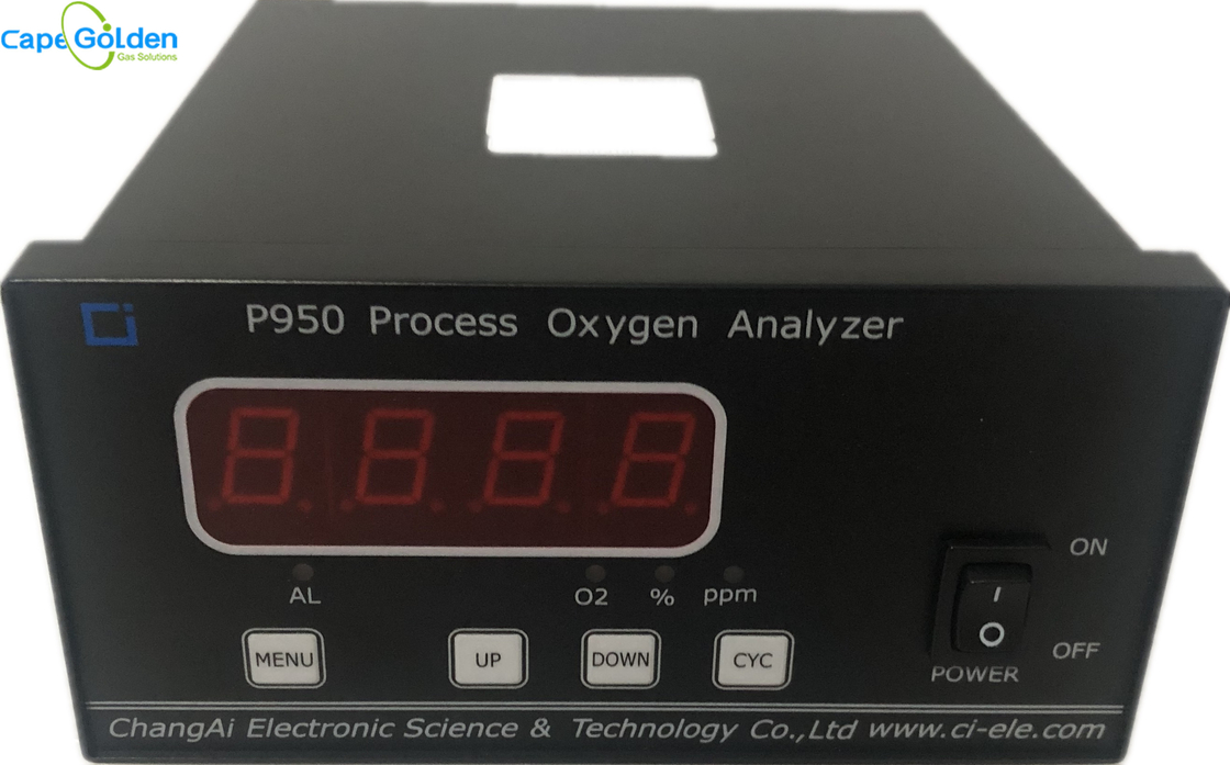 P950プロセス純度の酸素のガス分析器の酸素純度のテスター80%RH