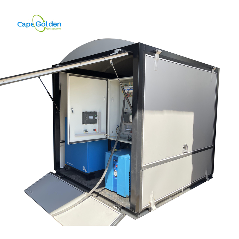セリウムの医学の圧縮空気システムは自由な縦の静止したタイプに油をさす